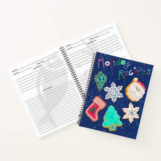 休日レシピベーキングジャーナル ノートブック (内部)