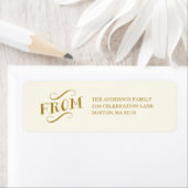 休日ヴィンテージ |休日の住所 シール (インサイチュ)