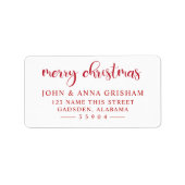 休日住所 シール (正面)