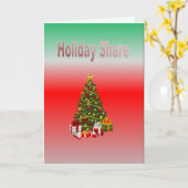 休日共有 カード (黄色い花)