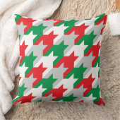 休日千鳥格子の クッション (ブランケット)