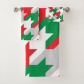 休日千鳥格子の バスタオルセット (インサイチュ)