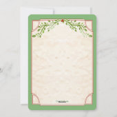 休日妊娠の告知 シーズンカード (裏面)