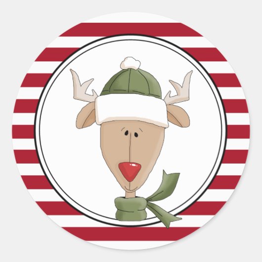 休日封筒用シールステッカー ラウンドシール (正面)