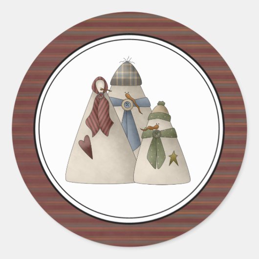 休日封筒用シールステッカー ラウンドシール (正面)