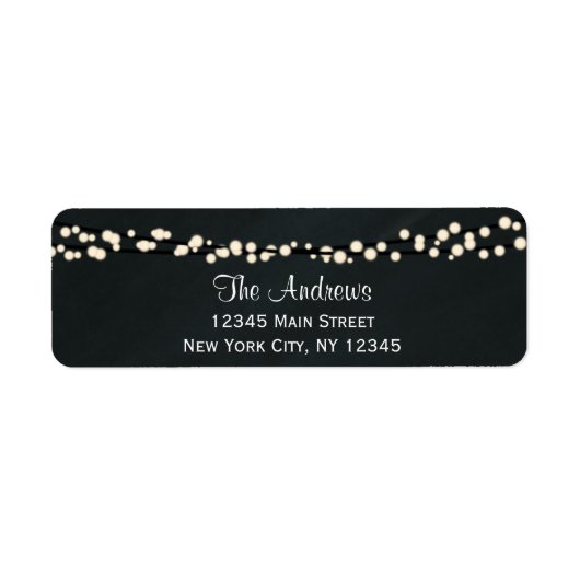 休日差出人住所ラベル ラベル (正面)