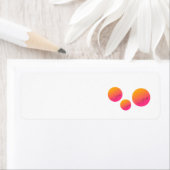 休日差出人住所ラベル ラベル (インサイチュ)