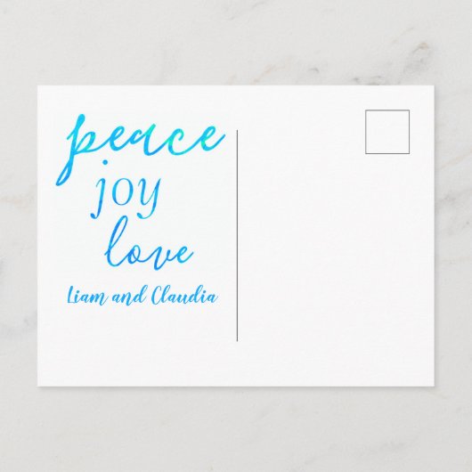 休日平和標識はがき ポストカード (裏面)