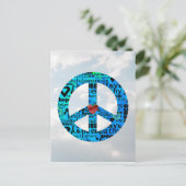 休日平和標識はがき ポストカード (スタンド正面)