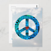 休日平和標識はがき ポストカード (正面/裏面)