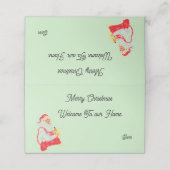 休日座席表：メリークリスマス プレイスカード (外部開封)