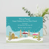 休日引っ越しのお知らせカード シーズンカード (スタンド正面)