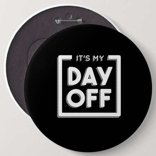 休日引用文 缶バッジ (正面&裏面)