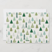 休日応援おもしろいトナカイ写真クリスマス シーズンカード (裏面)