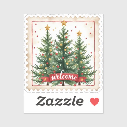 休日応援クリスマススタンプ シール (シート)