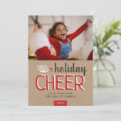 休日応援クリスマスフォトカード シーズンカード (スタンド正面)