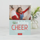 休日応援クリスマスフォトカード シーズンカード (スタンド正面)