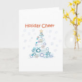 休日応援グリーティング カード (黄色い花)