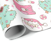 休日応援ナース版 ラッピングペーパー (ロールコーナー)