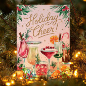 休日応援フェスティバルカクテルクリスマスカード シーズンカード