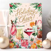 休日応援フェスティバルカクテルクリスマスカード シーズンカード