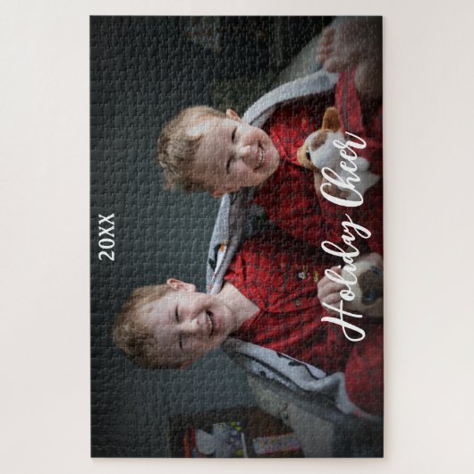 休日応援家族おばあちゃんの写真ギフト ジグソーパズル