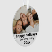 休日応援 オーナメント (正面)