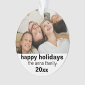 休日応援 オーナメント (正面)