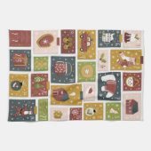 休日応援 |クリスマス・ハイゲ・アドベント・カレンダー キッチンタオル (横)