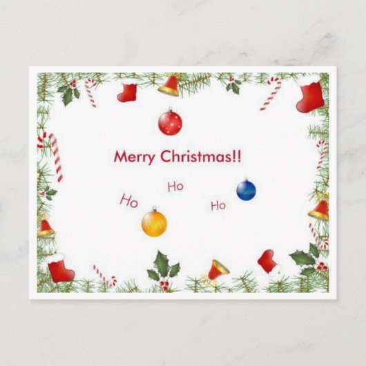 休日応援 シーズンポストカード (正面)