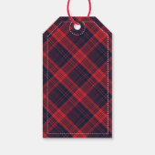 休日応援 | Red Buffalo Plaidムースクリスマス ギフトタグ (裏面)
