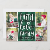 休日恵み |クリスマスフォトコラージュカード シーズンカード (正面)