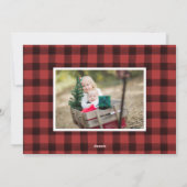 休日恵み |クリスマスフォトコラージュカード シーズンカード (裏面)