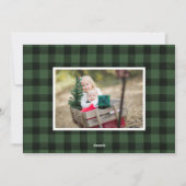 休日恵み |クリスマスフォトコラージュカード シーズンカード (裏面)