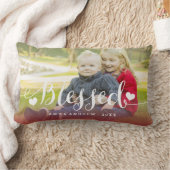 休日恵み |ホリデイ・フォト・ピロー ランバークッション (ブランケット)