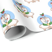 休日愛ラマ ラッピングペーパー (ロールコーナー)