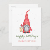 休日我々移動した、愛らしい格言 案内ポストカード (正面/裏面)