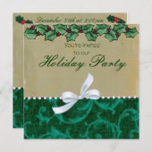 休日招待状 招待状 (正面/裏面)