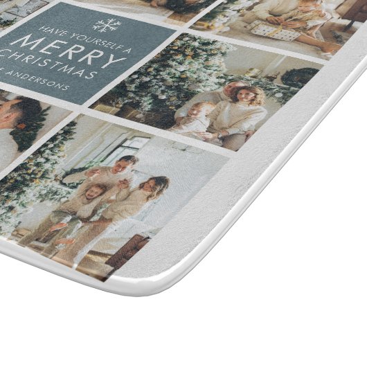 休日数々のの写真 |メリークリスマス |ギフト カッティングボード (角)