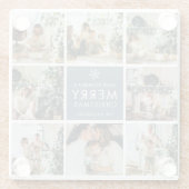 休日数々のの写真 |メリークリスマス |ギフト ガラスコースター (裏面)