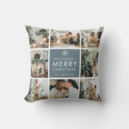 休日数々のの写真 |メリークリスマス |ギフト クッション (正面)