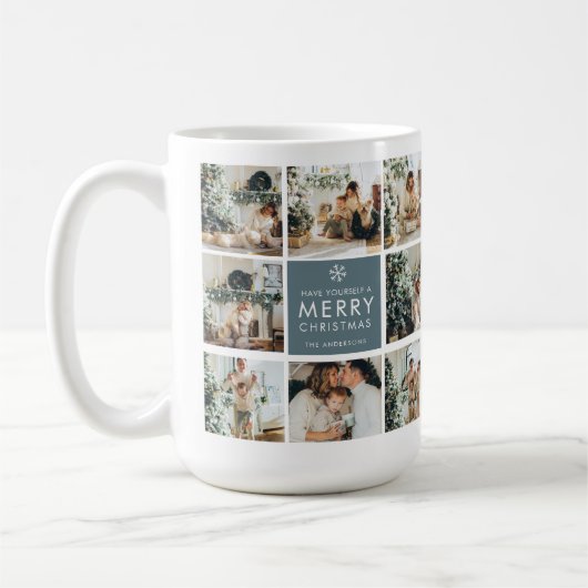 休日数々のの写真 |メリークリスマス |ギフト コーヒーマグカップ (左)