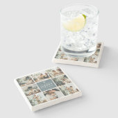 休日数々のの写真 |メリークリスマス |ギフト ストーンコースター (横)