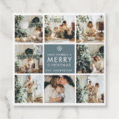 休日数々のの写真 |メリークリスマス |ギフト フェイバータグ (正面)