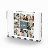 休日数々のの写真 |メリークリスマス |ギフト フォトブロック (右)