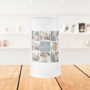 休日数々のの写真  メリークリスマス  ギフト フロストグラスビールジョッキ