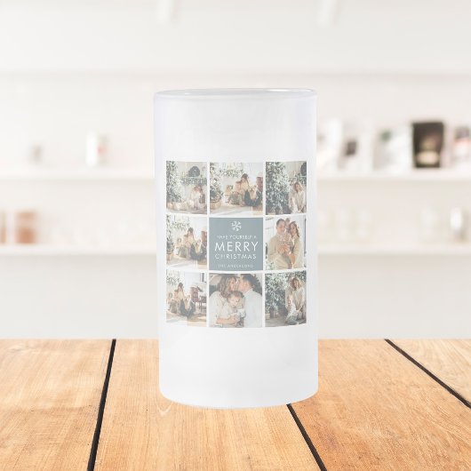 休日数々のの写真 |メリークリスマス |ギフト フロストグラスビールジョッキ