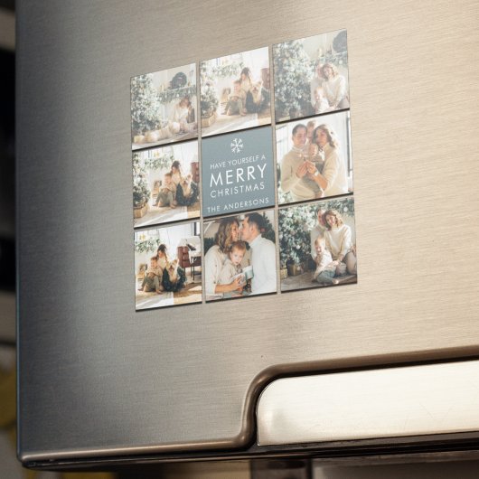 休日数々のの写真 |メリークリスマス |ギフト マグネット