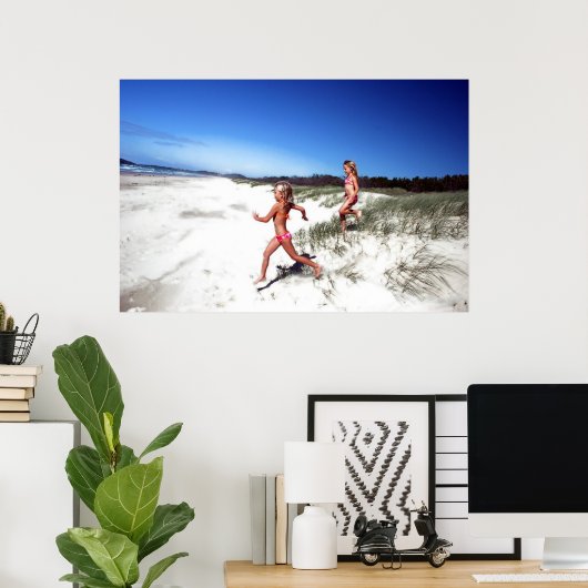 休日時刻 ポスター (ホームオフィス)