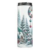 休日格言とリボンコテージ タンブラー (裏面)